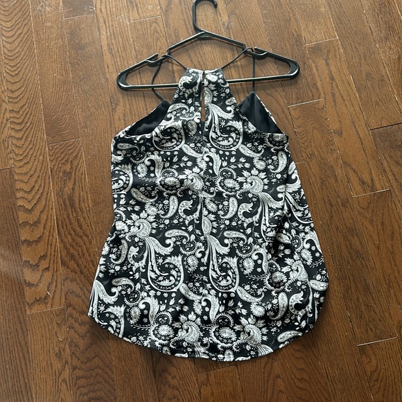 Express Reversible Black and Paisely Strappy Tank Top - Size S- Excellent Cond - Picture 6 of 7